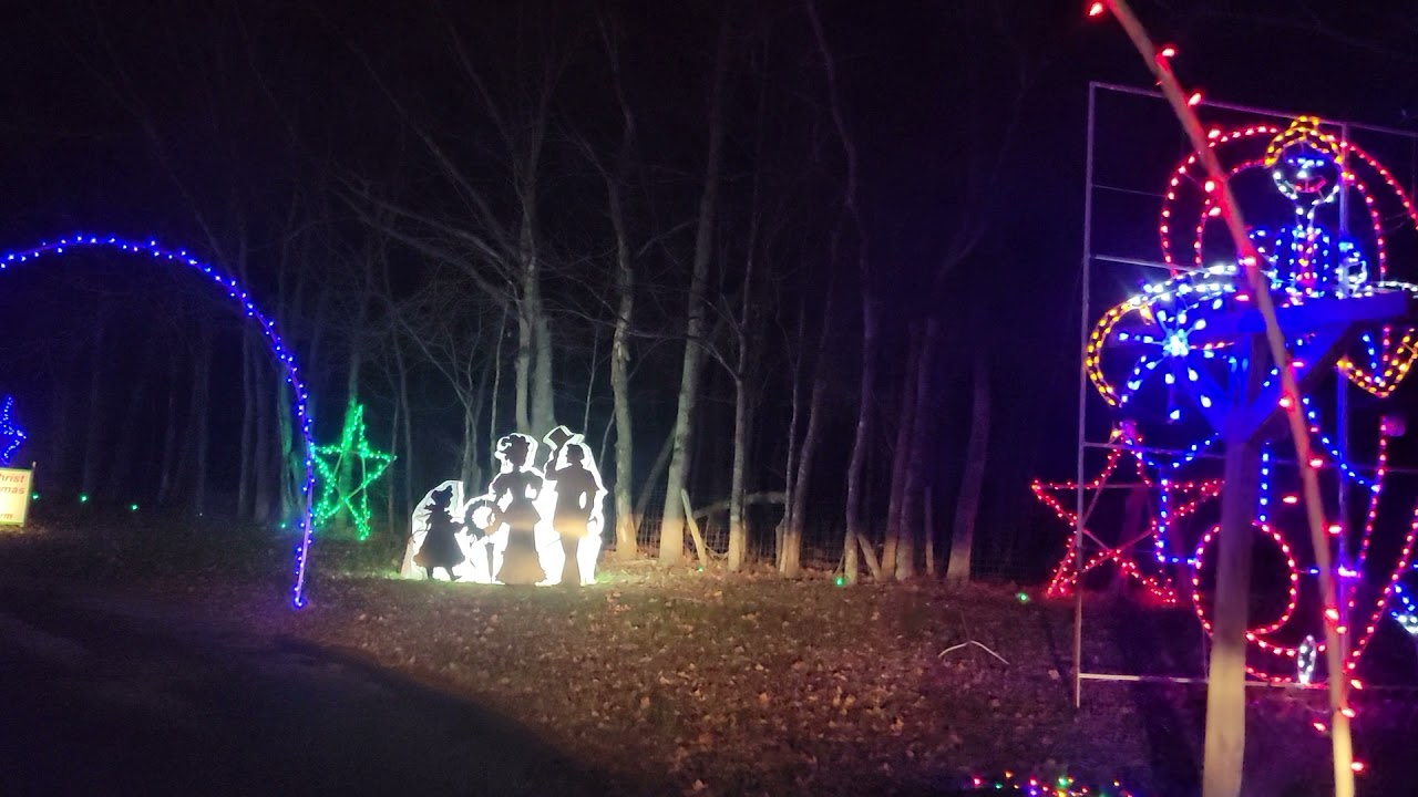 Christmas lights Chad's Wonderland Lebanon TN USA (part 2)