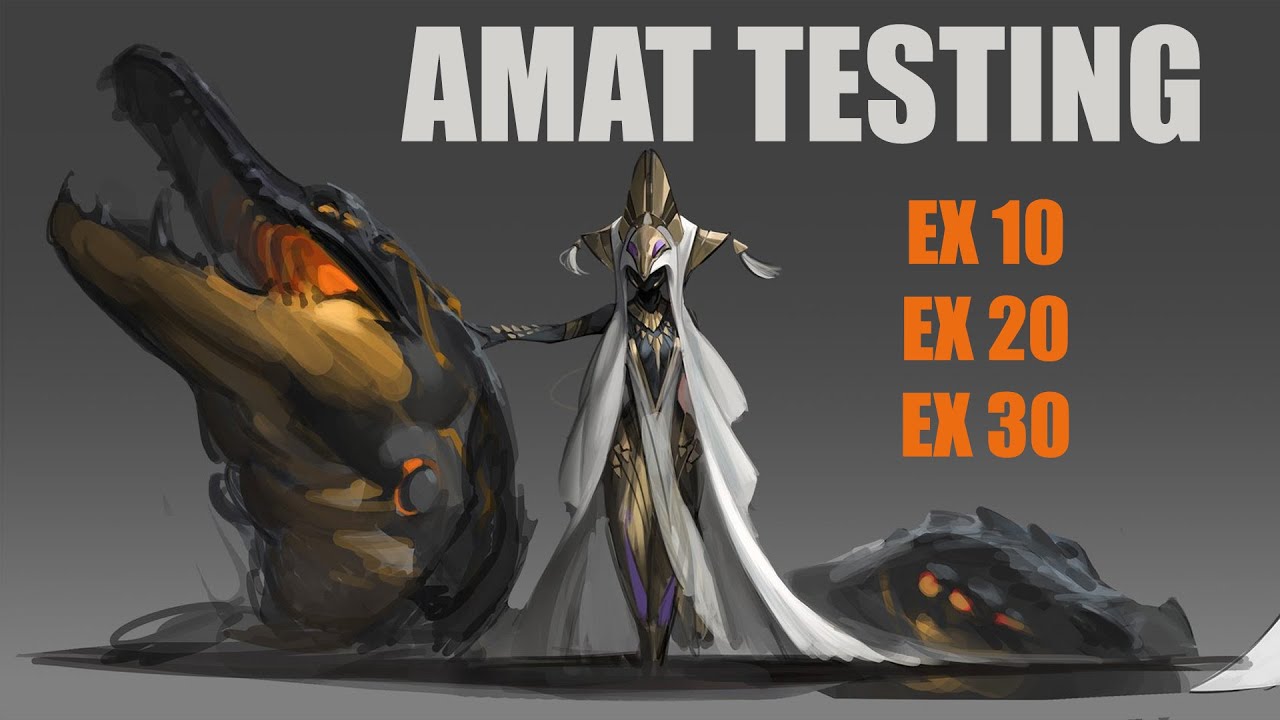 Testing Amat - The Newest SSS Summon Hero In Eternal Evolution - Testing At Each EX Level!