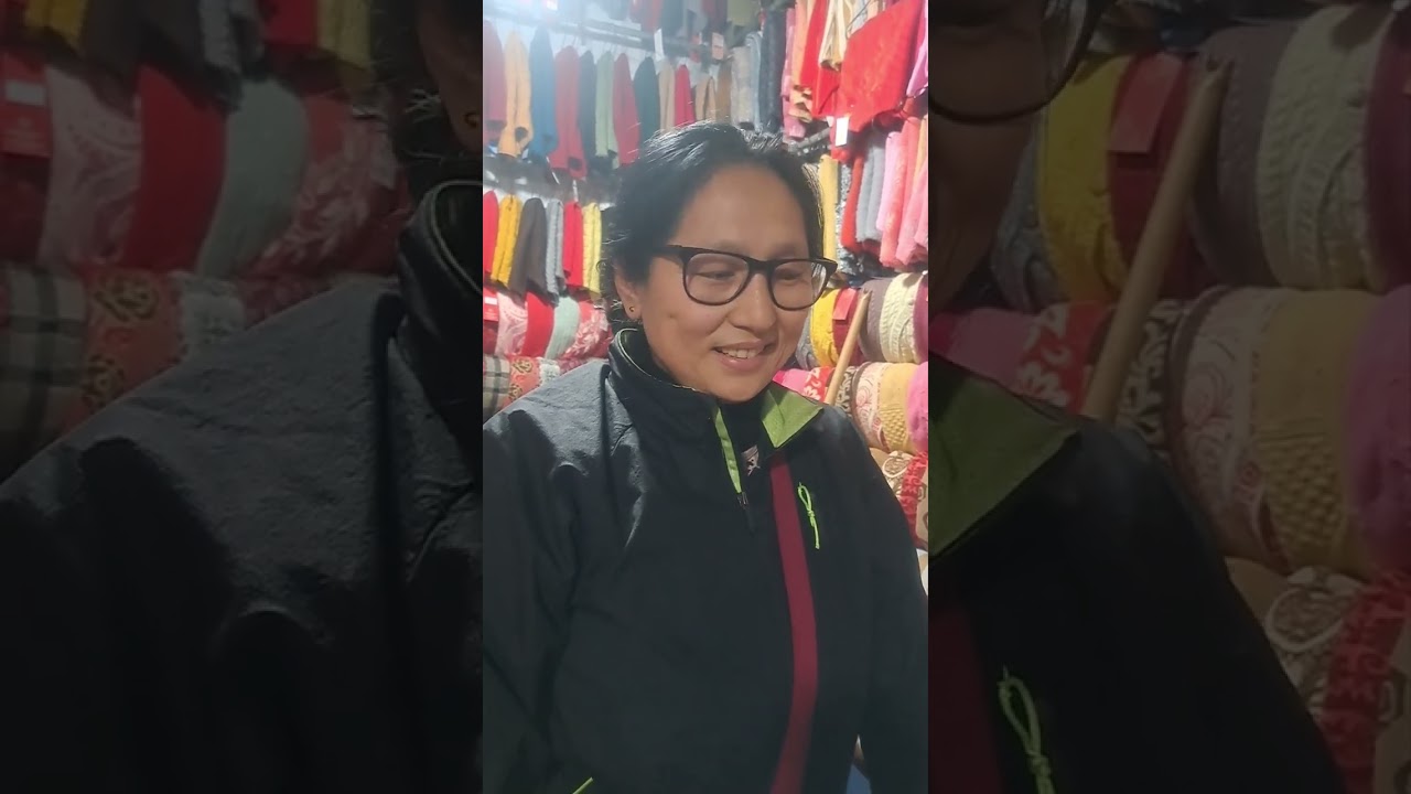 Tibetan Refugee woolen garments  market, Silchar,Assam,Northeast  India,  renamed as Bhutia Market