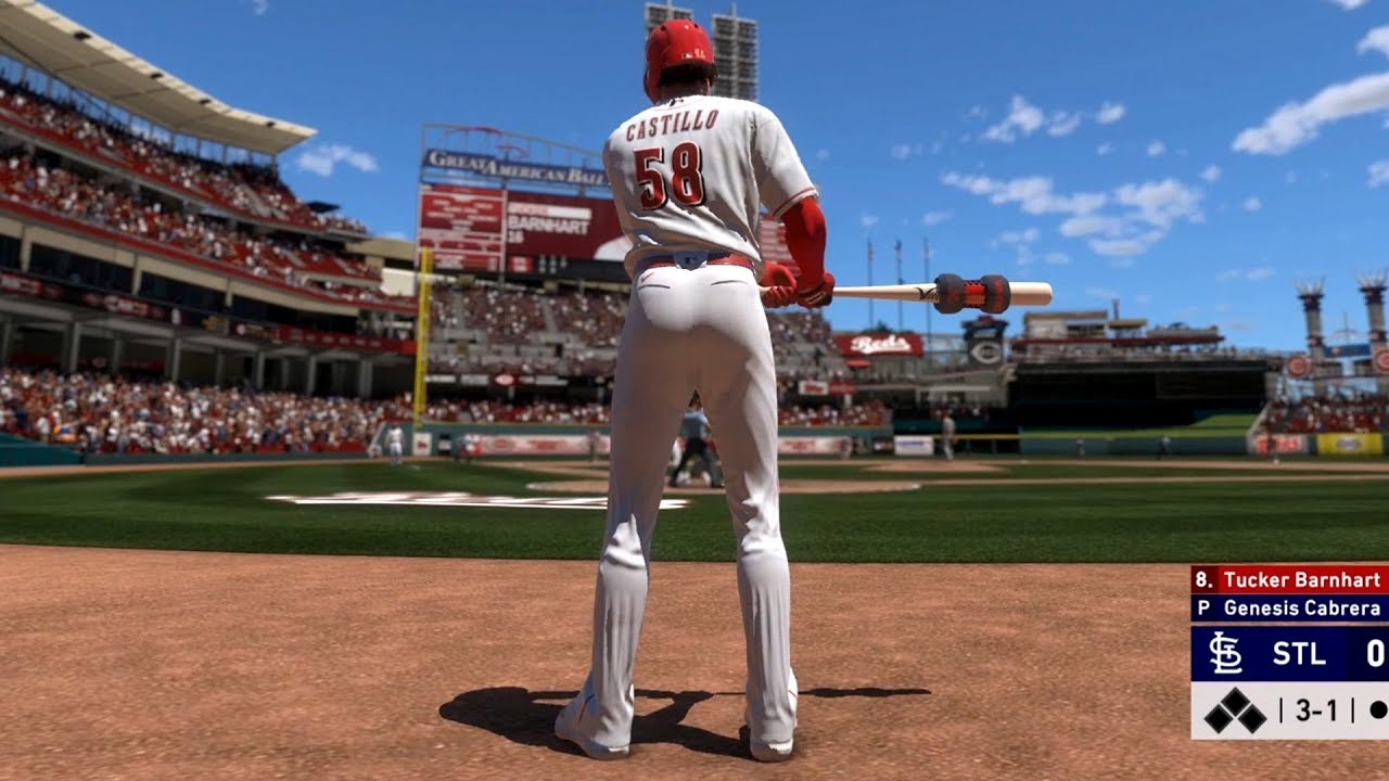 MLB The Show 20 - Cincinnati Reds vs St. Louis Cardinals - Gameplay (PS4 HD) [1080p60FPS]