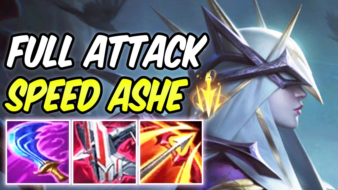 FULL ATTACK SPEED ASHE ADC WITH BUFFED LETHAL TEMPO | Best Build & Runes | League of Legends
