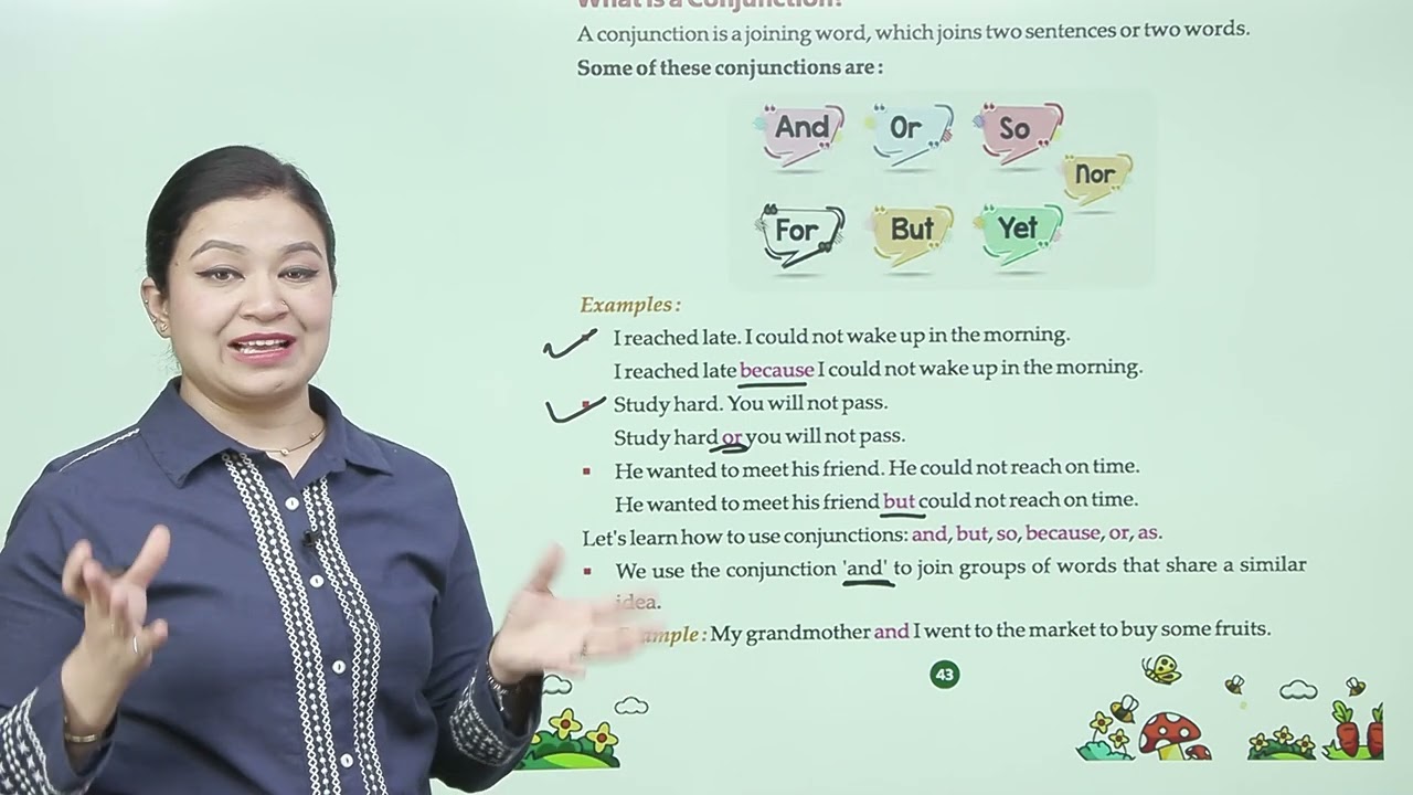 Ch 9 | Good Grade Books  | Grammar | Class 2 | Conjunctions | For Children