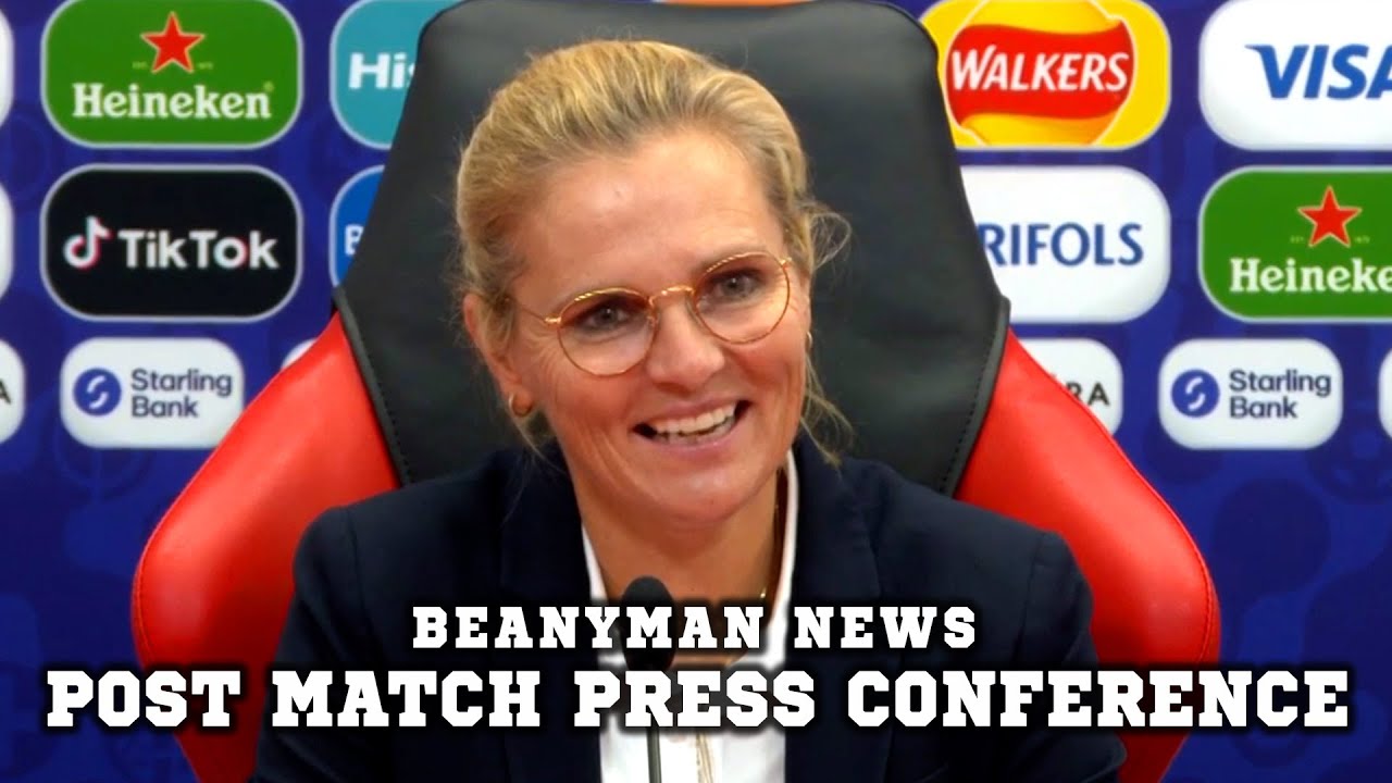Sarina Wiegman post-match press conference | England 4-0 Sweden | Euro 2022 semi-final