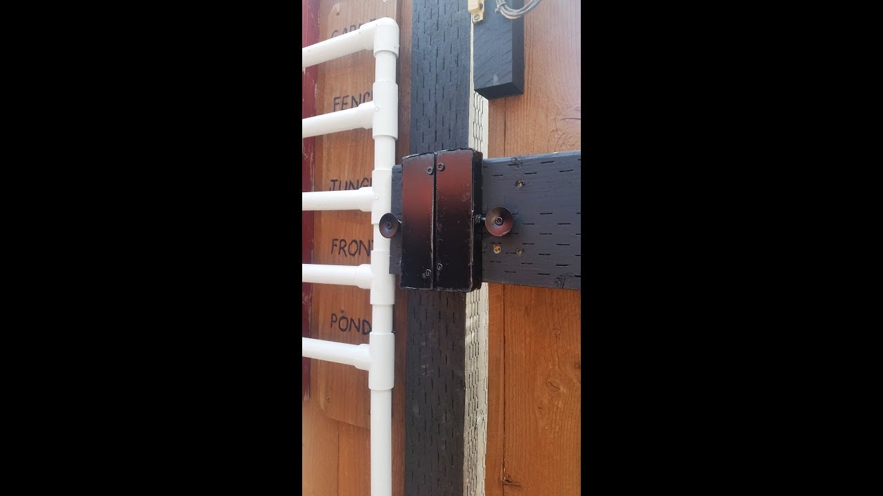 DIY (magnetic gate latches)
