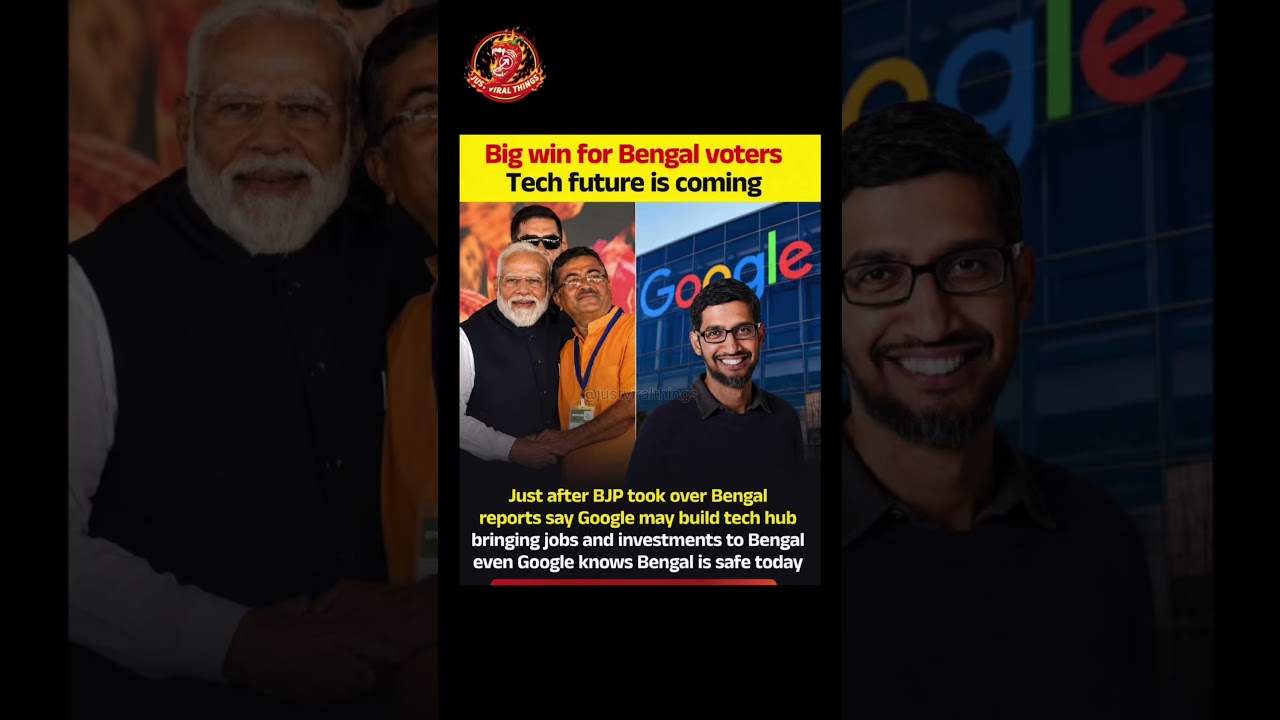 Big win for Bengal voters Tech future is coming. #bengal #viral #google #bjp