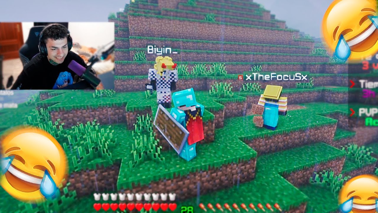 Marki ayuda a Focus y Biyin a llegar a casa en Minecraft Extremo 😂 | MarkiLokuras