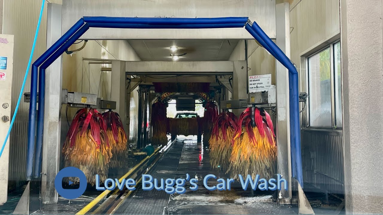 RARE Ryko Rocket Conveyor Car Wash - Love Buggs Car Wash 4K