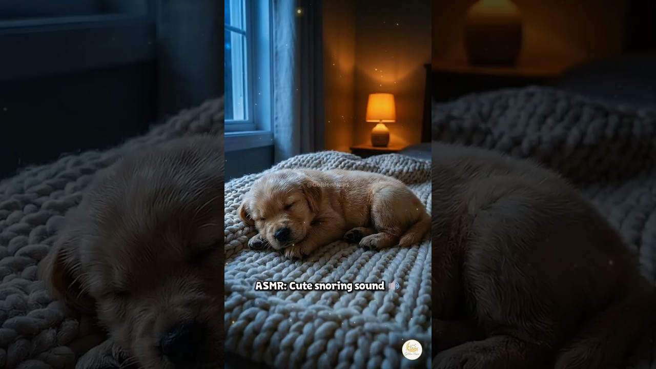 Instant Sleep for Puppies (Cute Snoring ASMR) 💤
