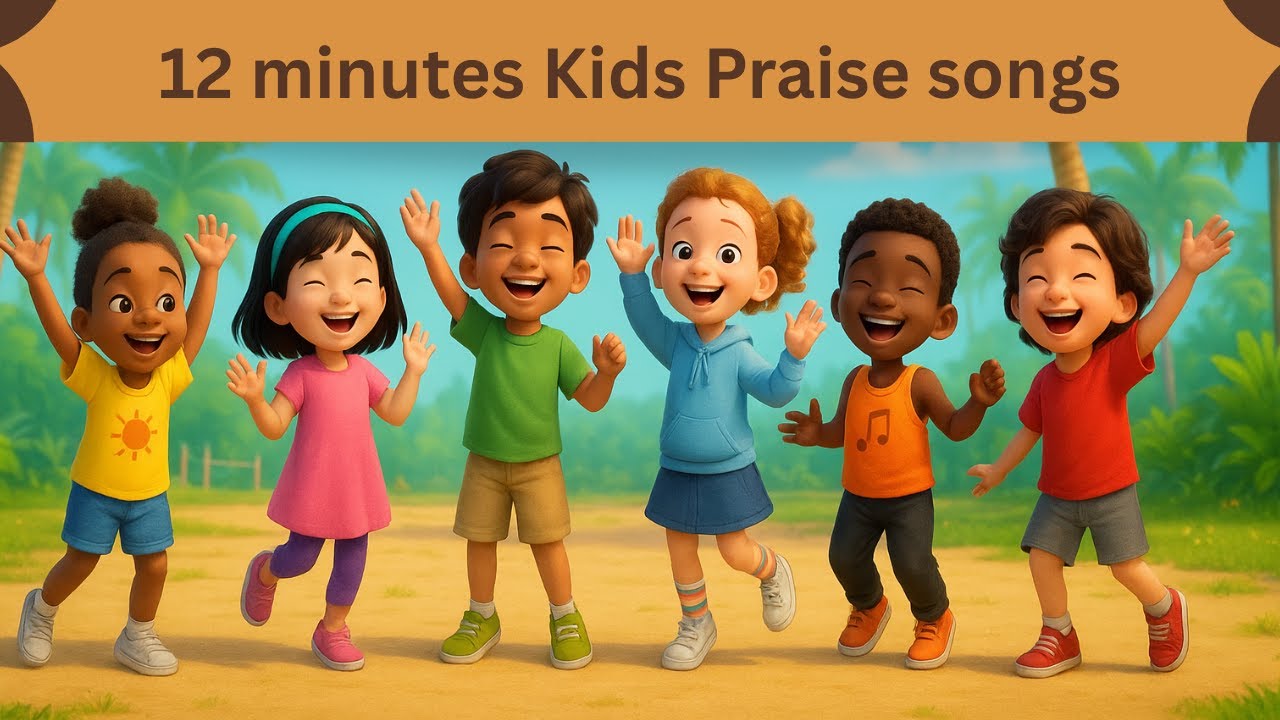Uplifting 12 minutes kids praise songs #KidsPraise #FaithFilledFun #SundaySchool #WorshipDance