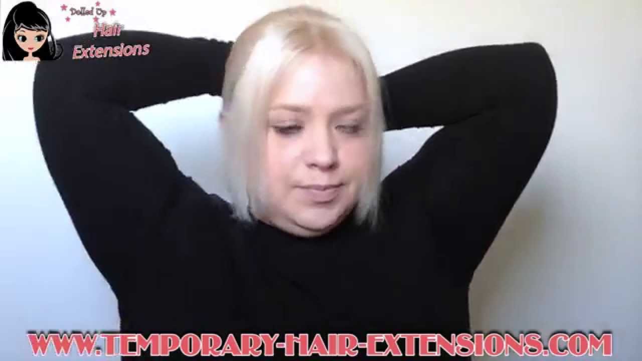 How To Wear A Half Wig - Dolled Up - temporary-hair-extensions.com