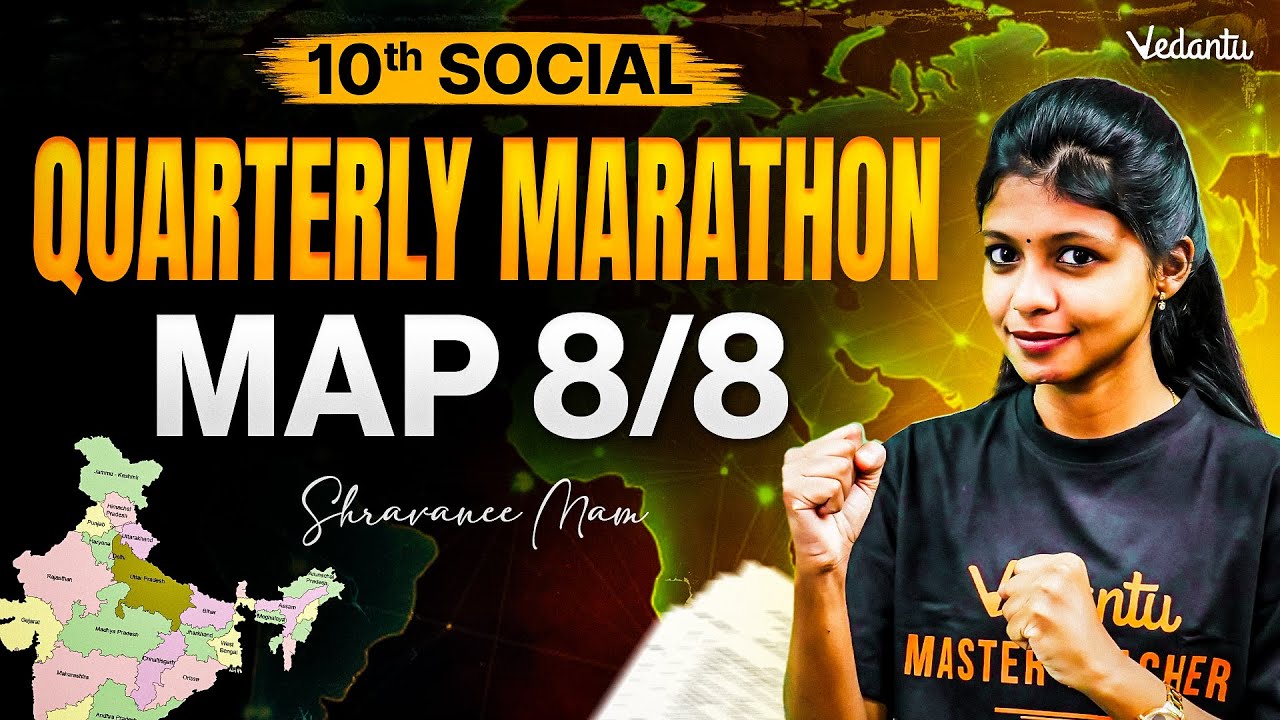 10th Social | MAP 8/8 | Quarterly Marathon | Shravanee Ma'am