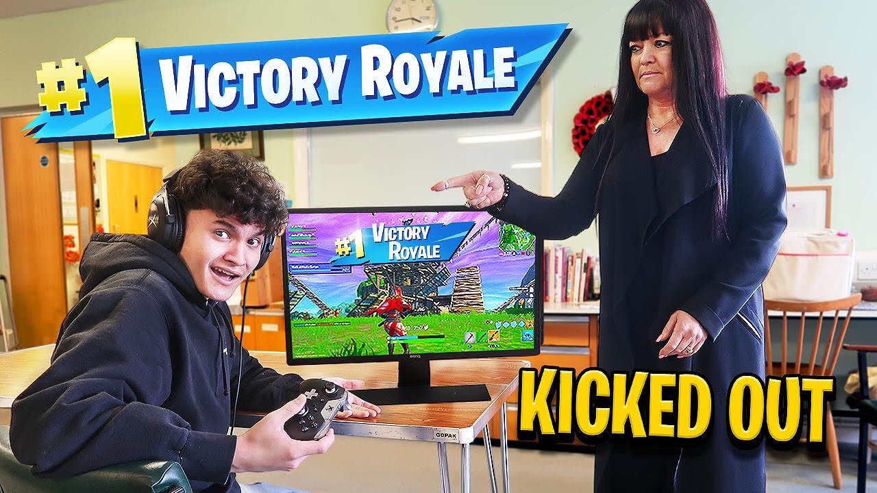 16 Year Old Little Brother EXPELLED for Playing Fortnite in SCHOOL