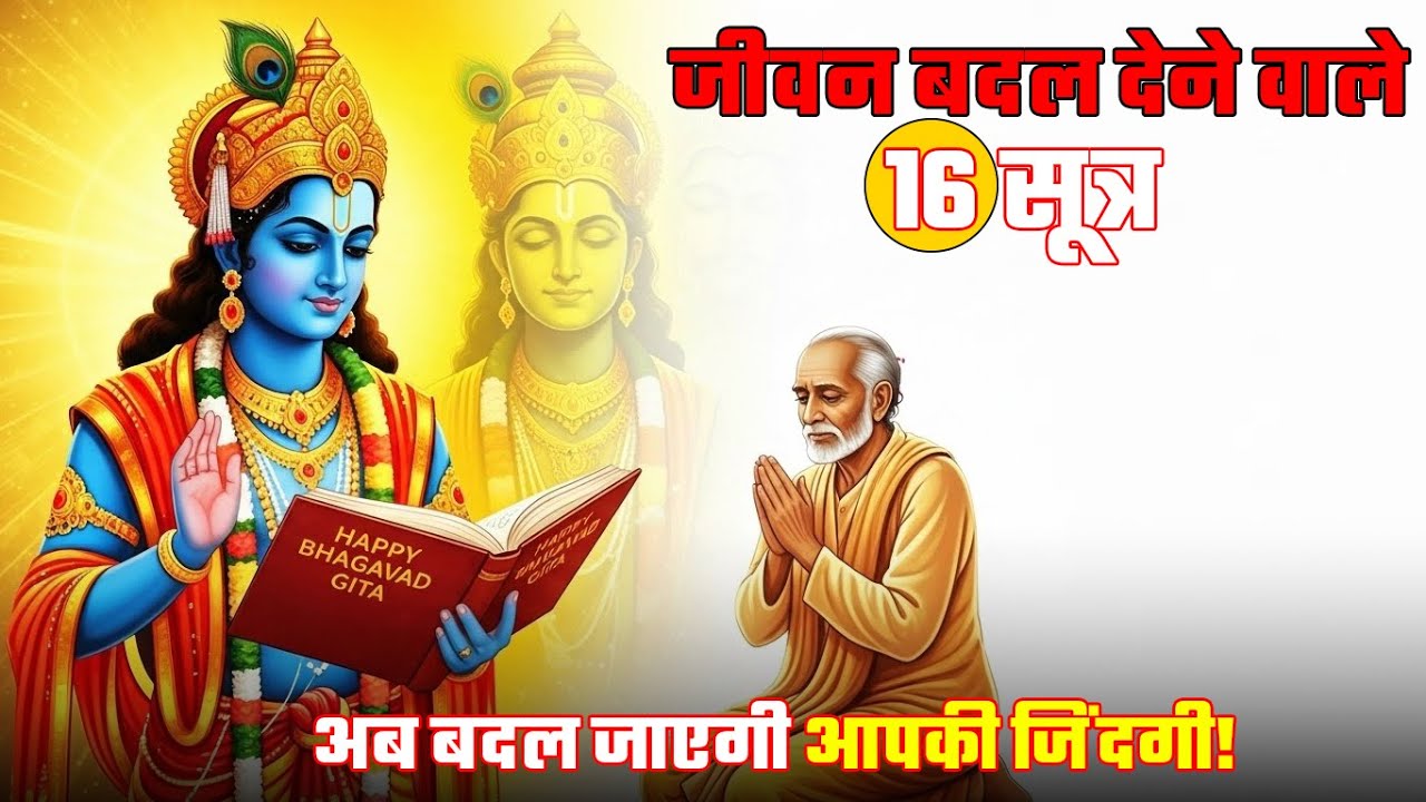 श्रीमद्भगवद्गीता के 16 अनमोल उपदेश | Geeta Saar: 16 Life Changing Lessons | Krishna Vani