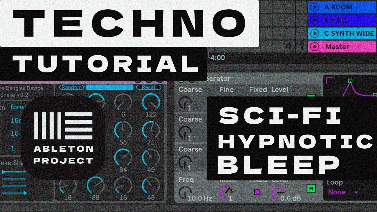 Sci - Fi, Hypnotic, Bleep Techno Tutorial , Start to Finish, Axis Records