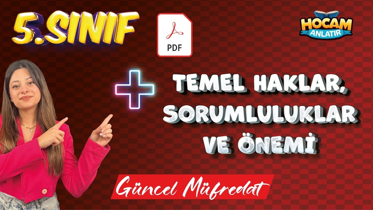 5. Sınıf Sosyal Bilgiler | Temel Haklar, Sorumluluklar ve Önemi Konu Anlatımı #5sınıf #2026