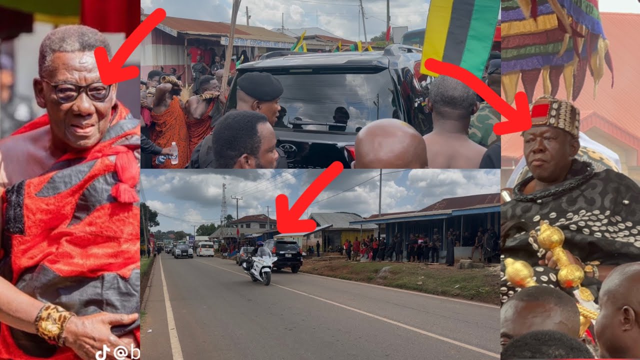 Otumfour Osei Tutu || (AsanteHene) storms Mampong Hene💔Daasebre Nana Osei Bonsu Funeral🔥🔥