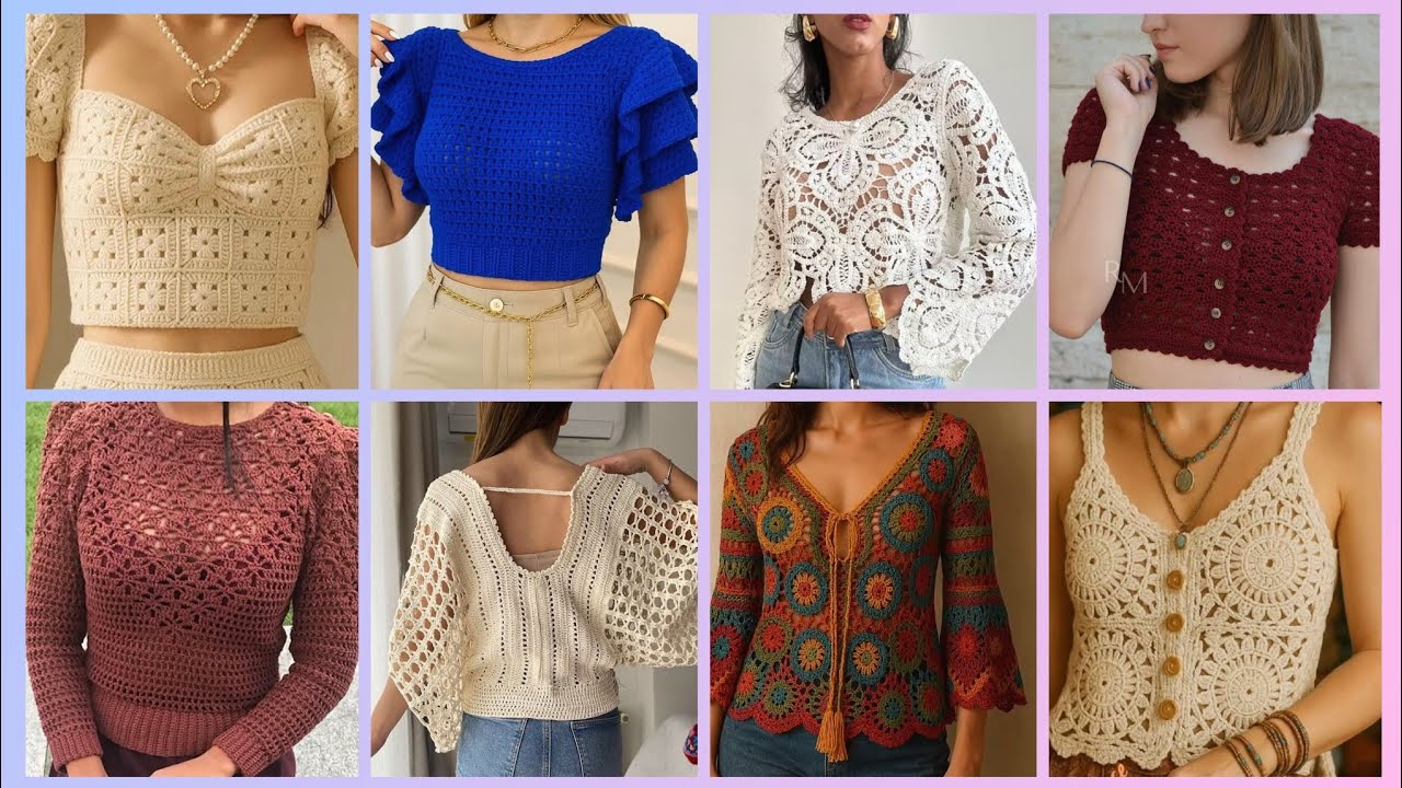💯😍Beautiful Crochet Cardigan patternsweater pattern super easy Top blouse😍*stitch only