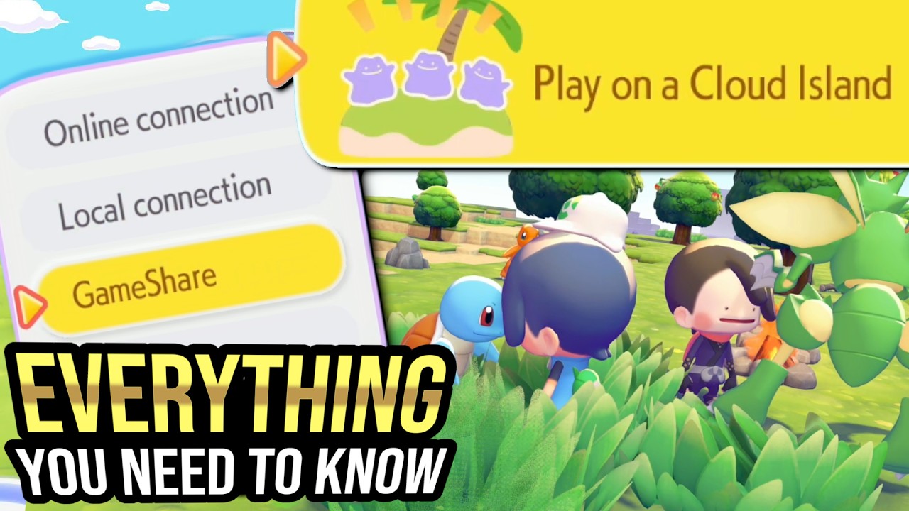 EVERYTHING about Pokopia Multiplayer (GameShare, Cloud Islands & more!)