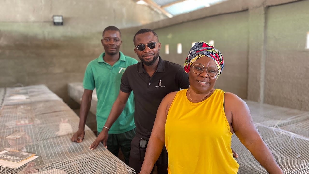 🚨🇧🇯Ferme ZOE, après 35 ans en france, de 12 à 1000 Reproducteurs, elle fait du lapin son affaire