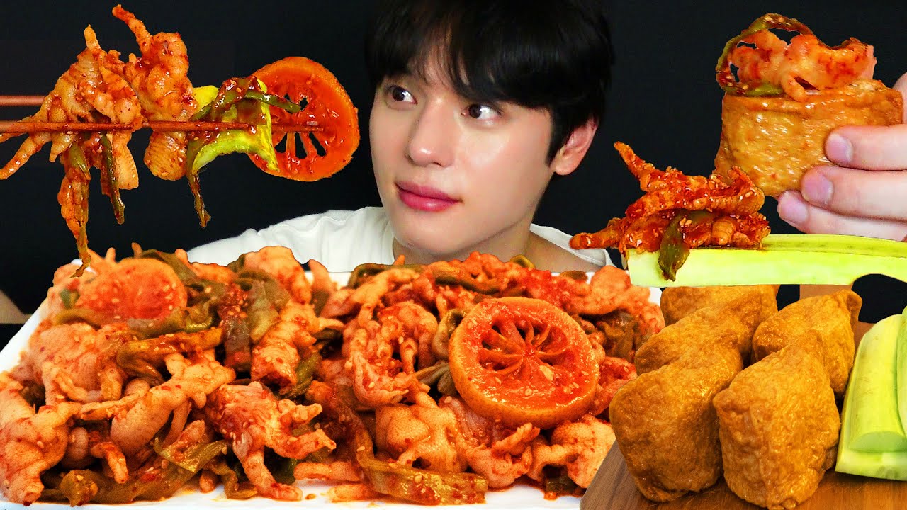 요즘 유행하는 레몬무뼈닭발 먹방! 솔직후기!