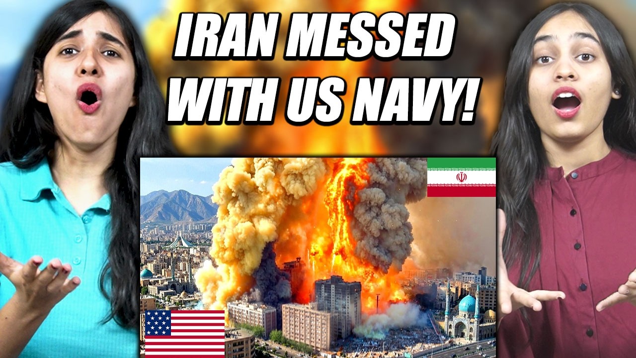 BIG MISTAKE! Indians React to Iran Challenged US NAVY!!