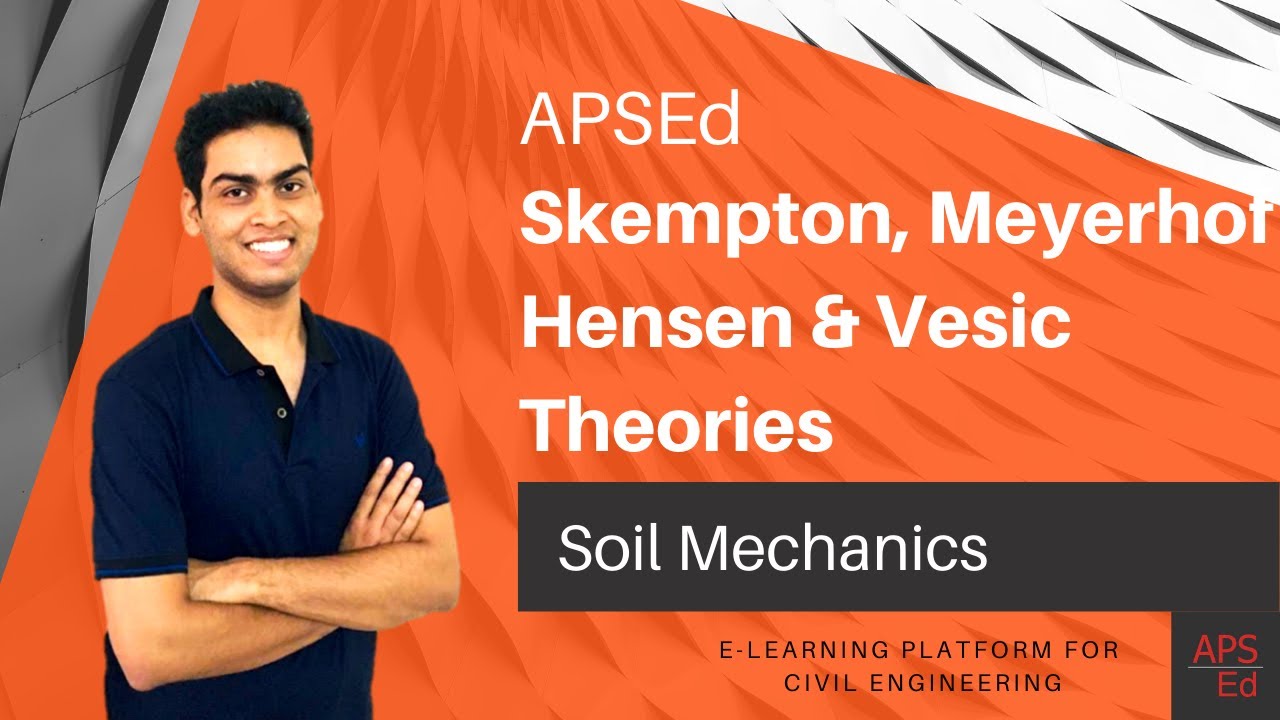 Skempton, Meyerhof, Hensen, Vesic Theories | Soil Mechanics