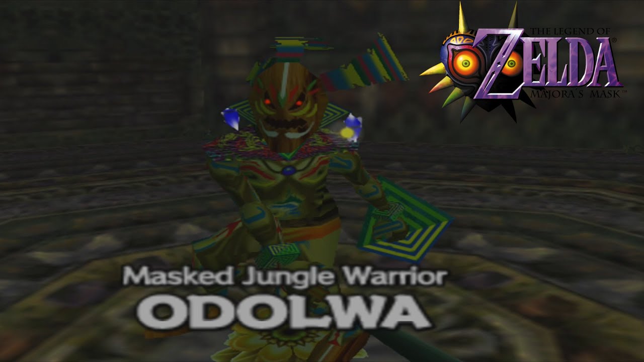 Legend of Zelda Majoras Mask (N64) Boss Battle: Odolwa