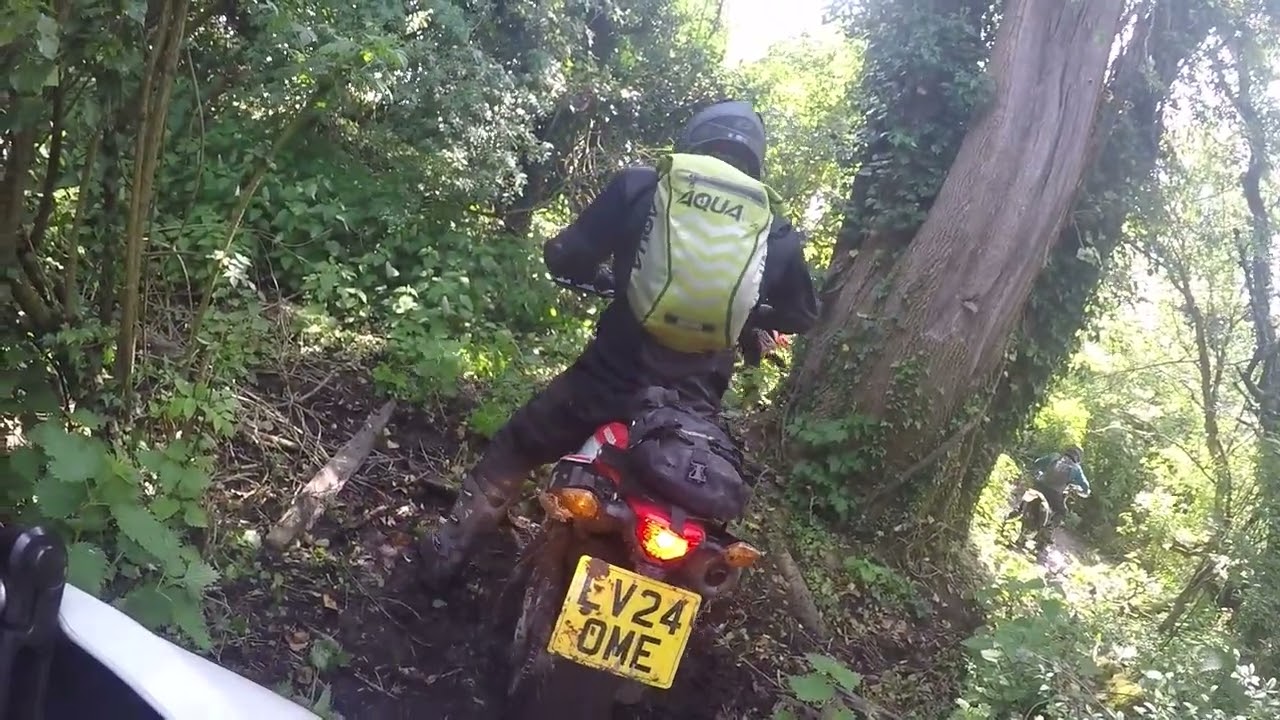 Green lane with Southern, London and Surrey TRF group around Hampshire starting at Borden