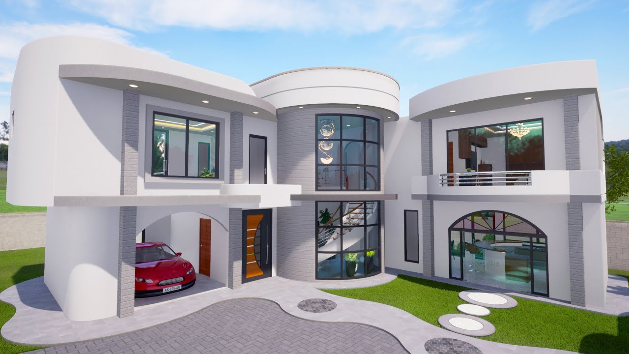 CASA HERMOSA EN L 2023 DE DOS PISOS - CUATRO DORMITORIOS (RVL CASAS)