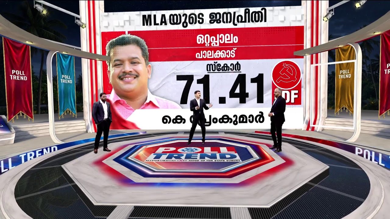 ഒറ്റപ്പാലത്ത് പ്രേംകുമാറിന് മികച്ച സ്‌കോര്‍; മണ്ഡലത്തില്‍ LDF മുന്നില്‍ തന്നെ | Ottapalam