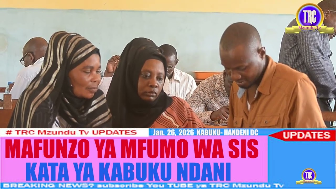 TAZAMA MAFUNZO YA MFUMO WA SIS NGAZI YA KATA KATA YA KABUKU NDANI YAENDELEA LEO