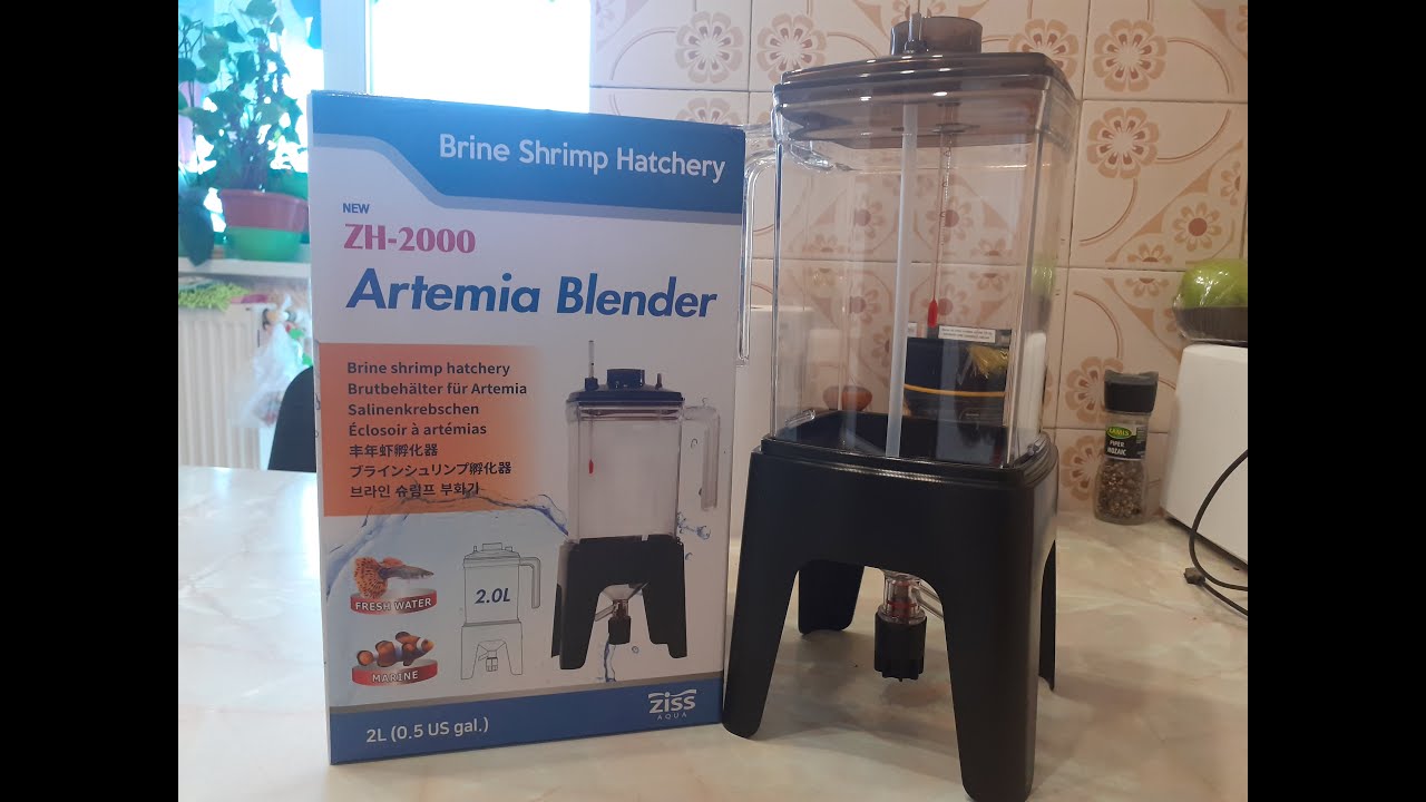 Ziss Brine Shrimp Hatchery unboxing and setup - Hatchery system Artemia Hatchery 2000 ZH-2000