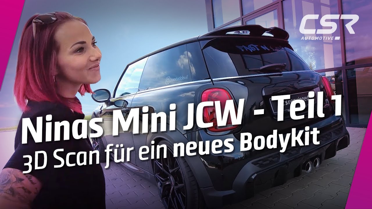 Bodykit f&uuml;r Ninas Mini F56 John Cooper Works - Teil 1ㅣFahrzeug 3D Scan