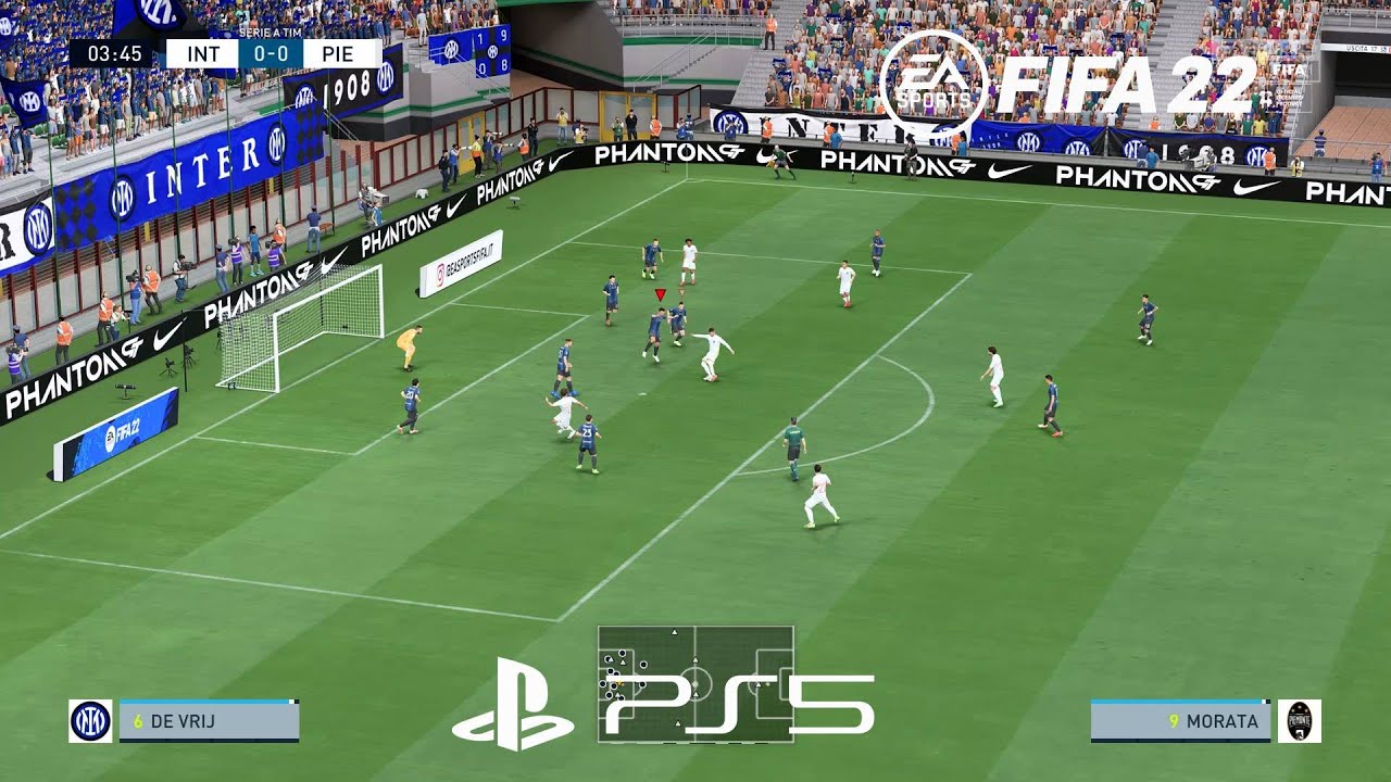 FIFA 22 - Inter Milan 2-2 Juventus | Italy - Serie A PS5&trade; (1080p 60FPS Full HD)