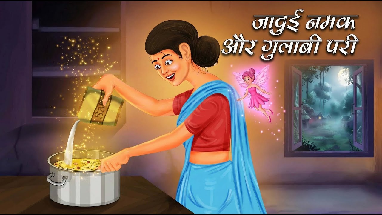 जादुई नमक और गुलाबी परी | Hindi Animation Story | Moral Stories for Kids 2K