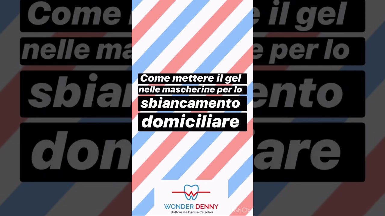 Sbiancamento domiciliare #howtouse
