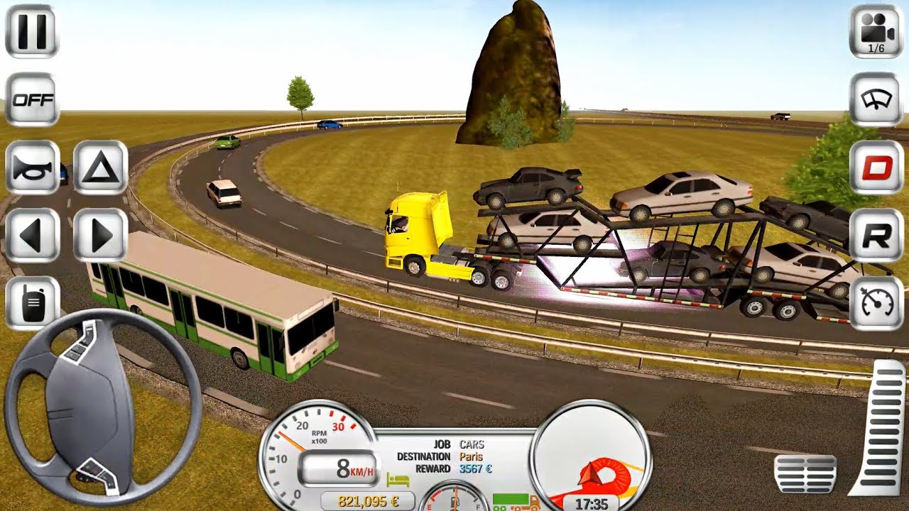 Euro Truck Driver Simulator #11 Car Transportation - Android Gameplay FHD
