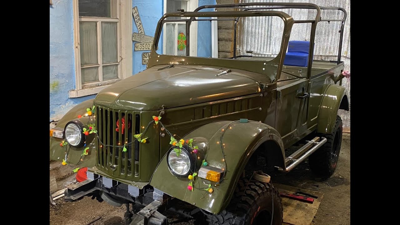 #9 часть. Новые шины и диски для ГАЗ 69 и многое другое#Газ-69 custom#Old Soviet Gaz-69 Restoration