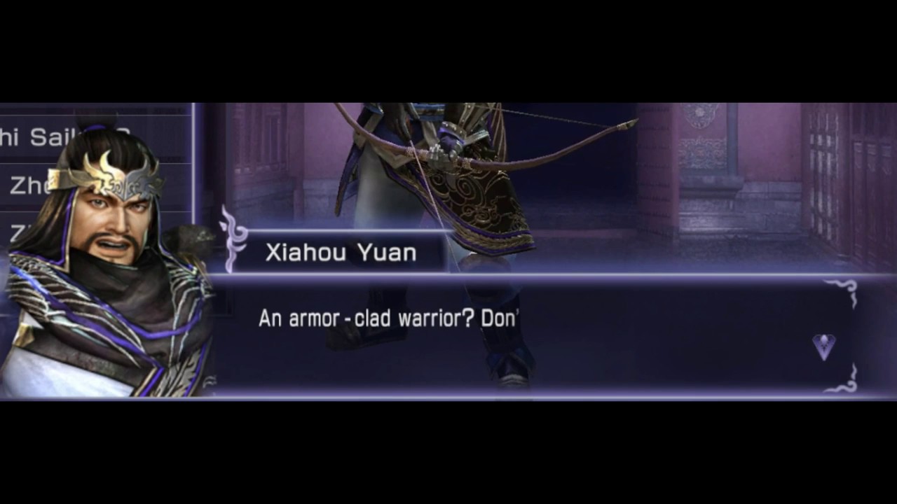 Warriors Orochi 3 - Camp Lines -  Xiahou Yuan