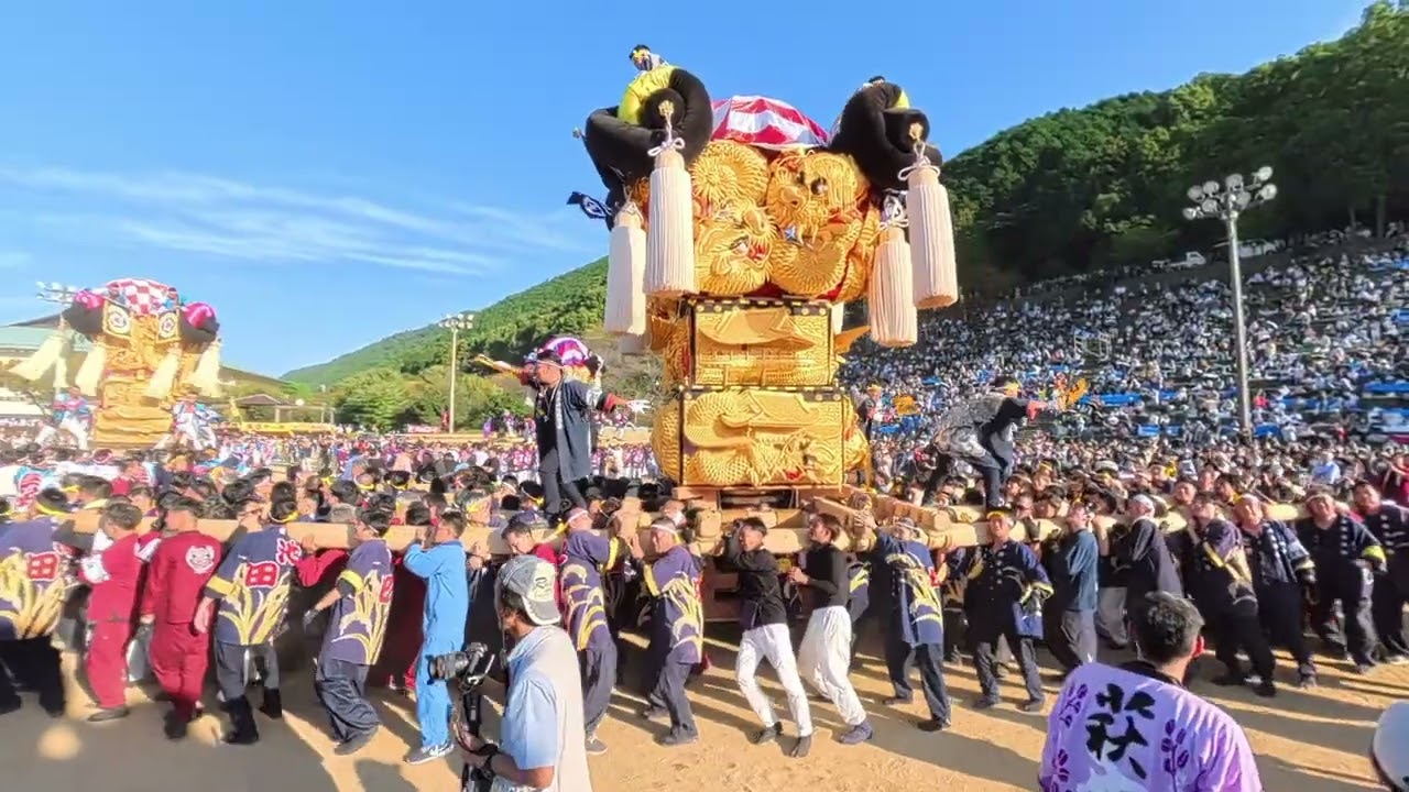 船木地区寄せ太鼓 2025 新居浜太鼓祭り　山根グランド統一かきくらべ