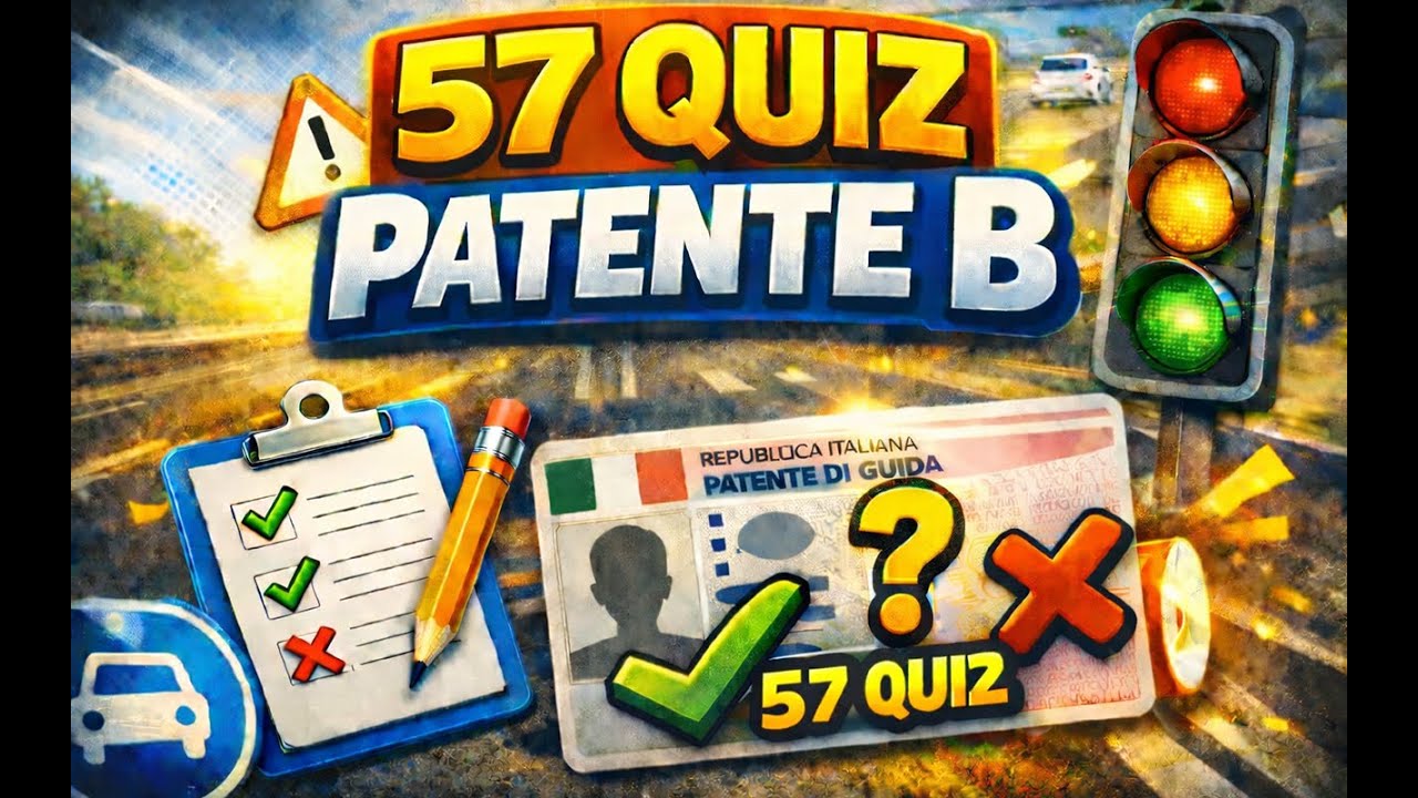 Quiz della Patente B: Con 57 quiz #30