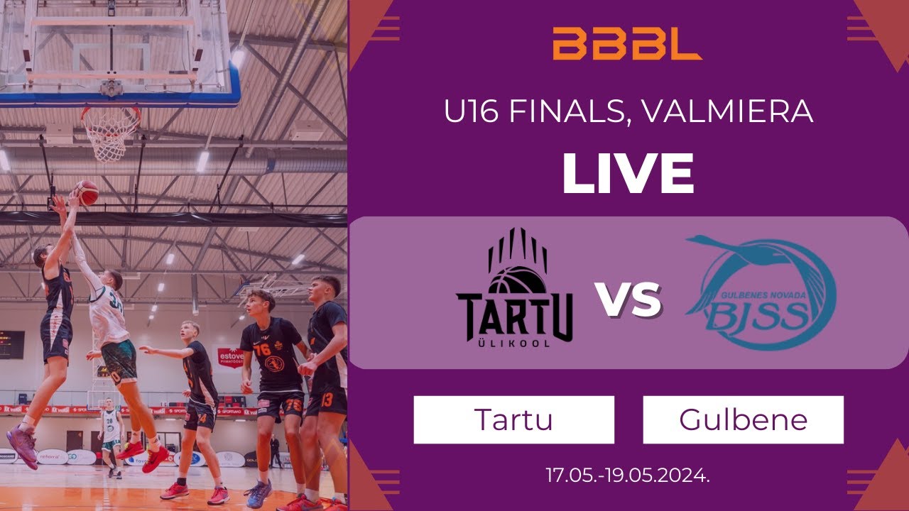 Tartu University BS/Tartu Bussikeskus 2008 vs Gulbene 2008 | BBBL Boys U16 Final Stage | Group Phase