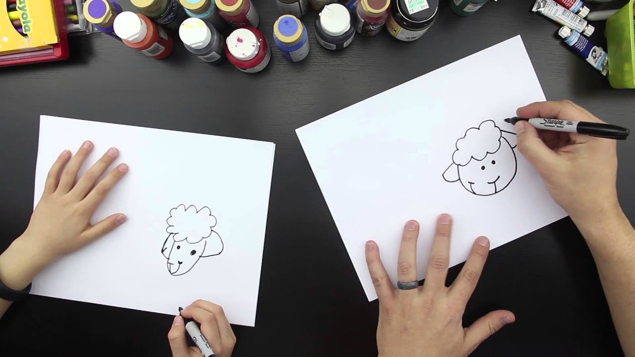 How To Draw A Lamb