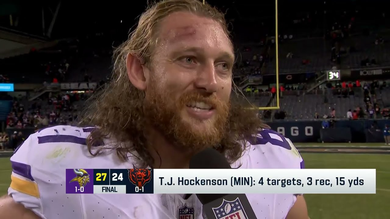 T.J. Hockenson breaks down Vikings' resilient victory | 'NFL Gameday Final'