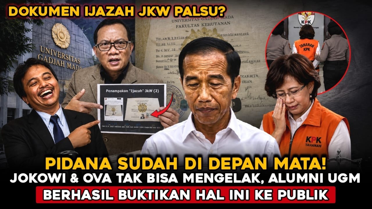 JOKOWI OVA MENYERAH❗ DOKTOR LULUSAN UGM BERHASIL BONGKAR KEJANGGALAN DATA IJAZAH JOKOWI KE PUBLIK❗❓