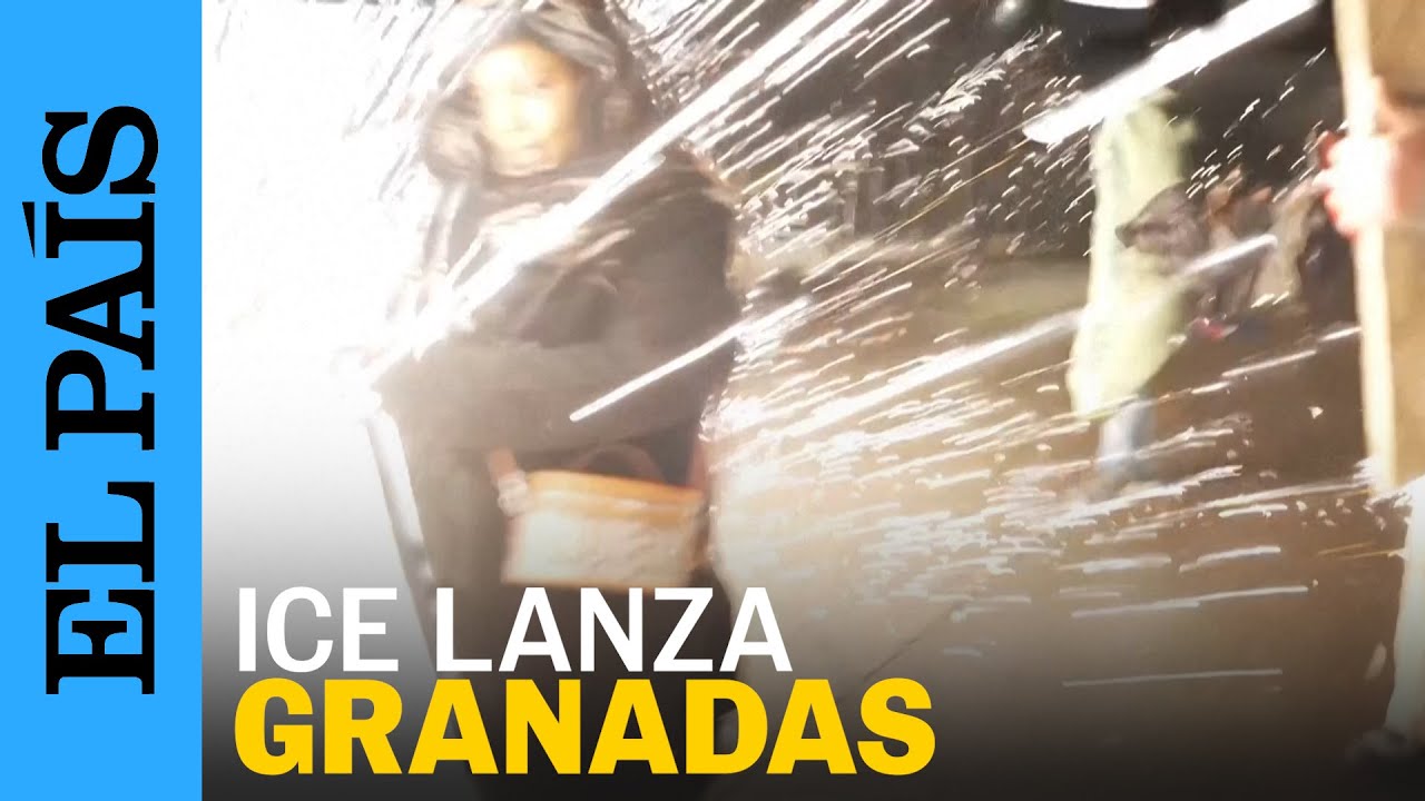 ICE dispara GRANADAS ATURDIDORAS contra manifestantes en MINNEAPOLIS | EL PA&Iacute;S