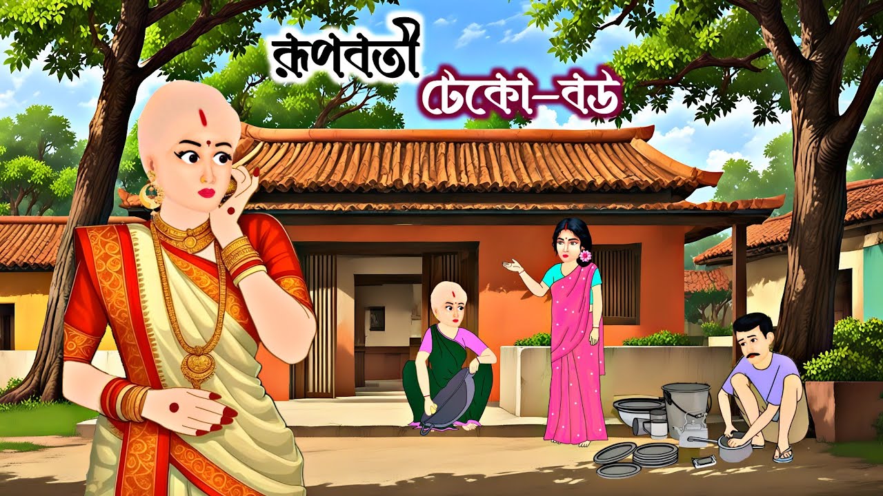 রূপবতী টেকো বউ | Bengali Moral Stories