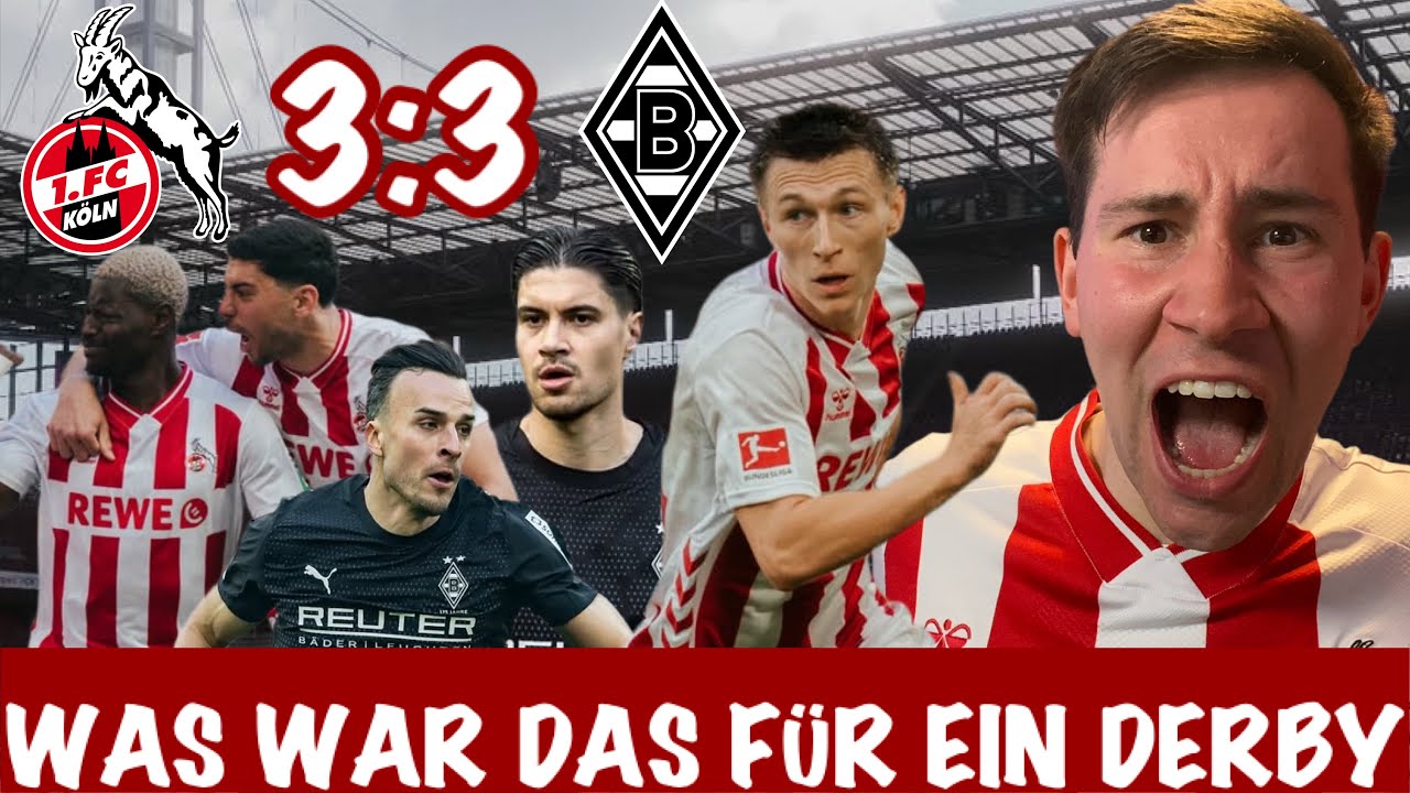 1. FC K&ouml;ln - Gladbach | 3:3 WIEDER NUR 1 PUNKT!