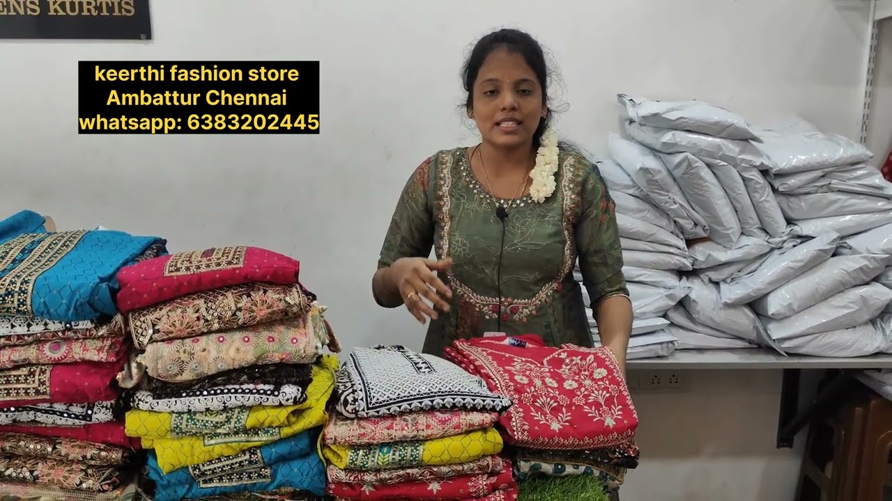 keerthi fashion store ambattur chennai best kurtis shop