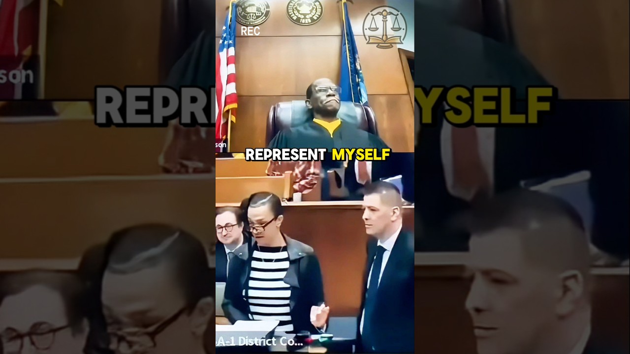 Part 1 Defendant dismisses her court appointed lawyer and wants to represent herself #courtroomclips